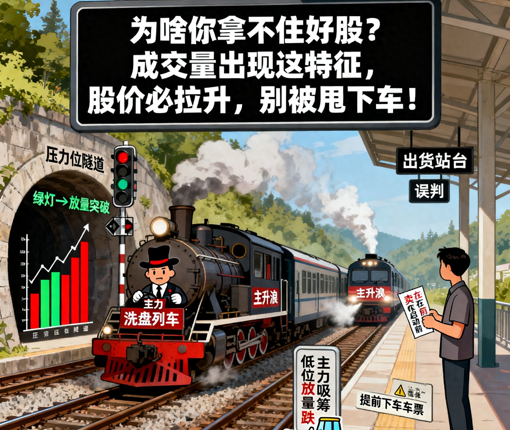 股票成交量咋看？结合实战经验，教你避免被主力洗下车