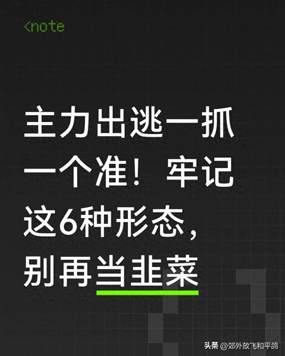 主力出逃形态_高位放量滞涨乌云盖顶_股票下跌形态