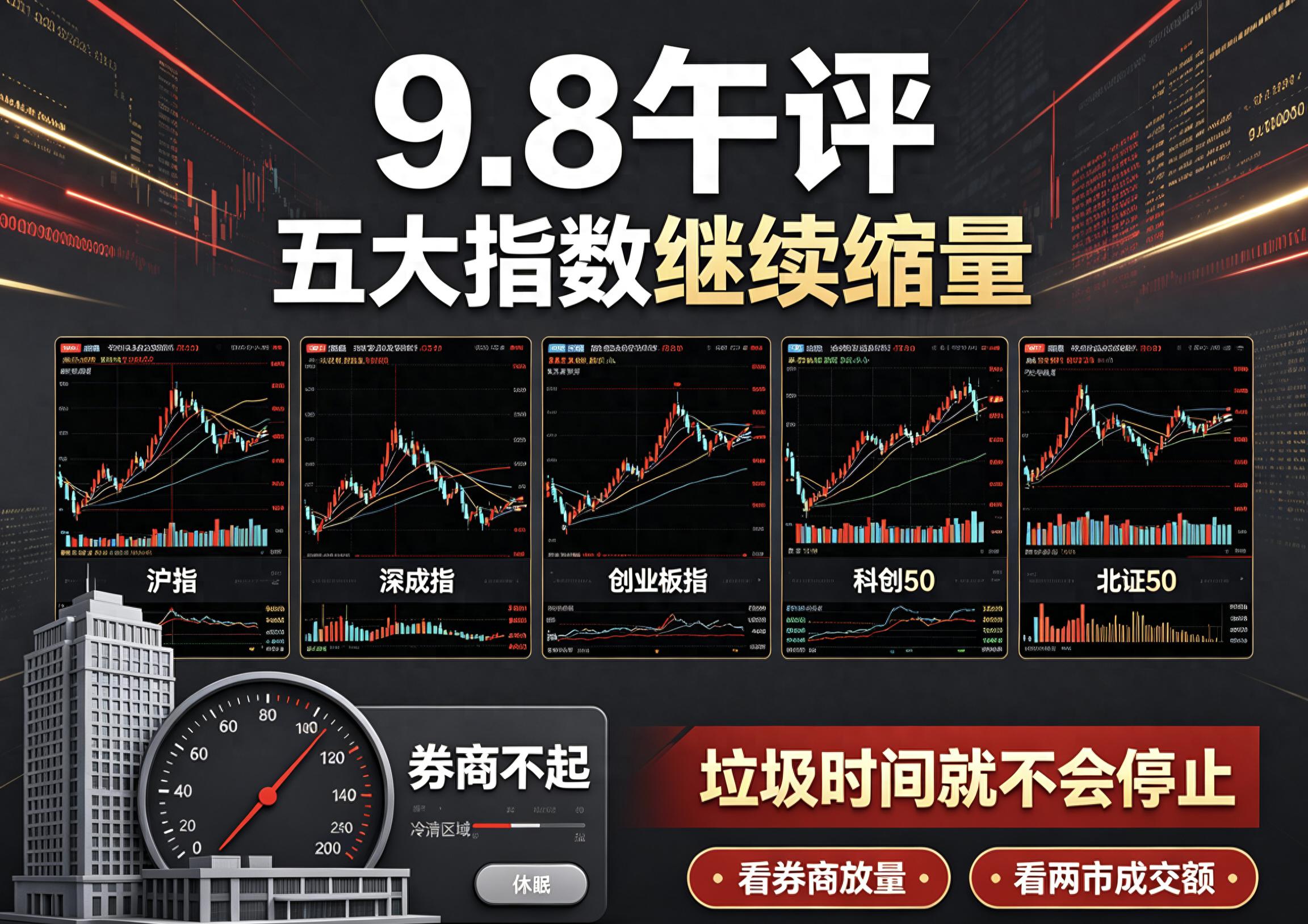A股缩量震荡_股票连续缩量下跌_券商板块低迷